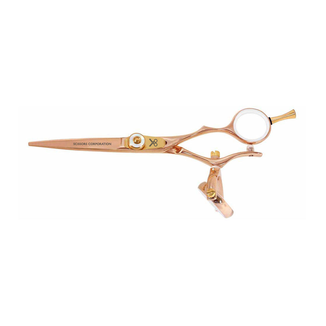 Gokatana 5.5″ Hair Scissors Double Swivel Rose Gold W Titanium